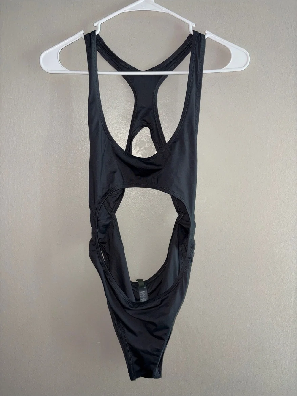 SKIMS - Gun Metal Gray Cutout One-Piece Monokini Swim Suit